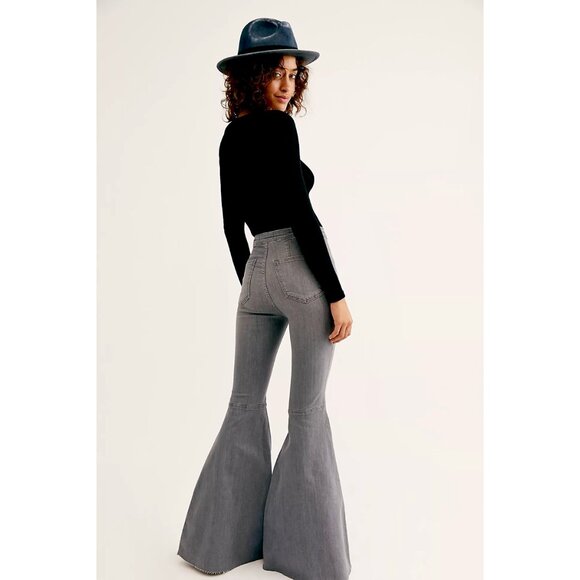 Free People We The Free Just Float On Flare Jeans - Picture 8 of 8